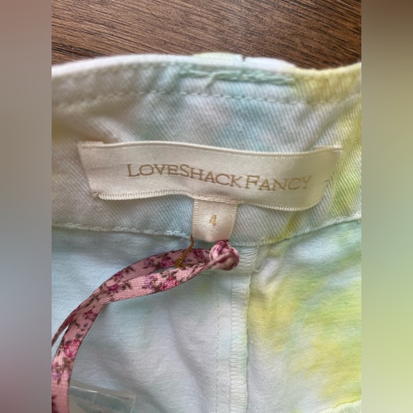 LOVESHACKFANCY Tao Pant Rainbow Radial Tie Dye Read Description - Picture 4 of 16